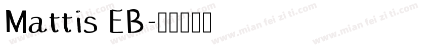 Mattis EB字体转换